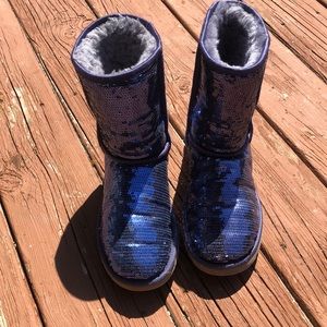 Ugg Australia classic short sequin boots